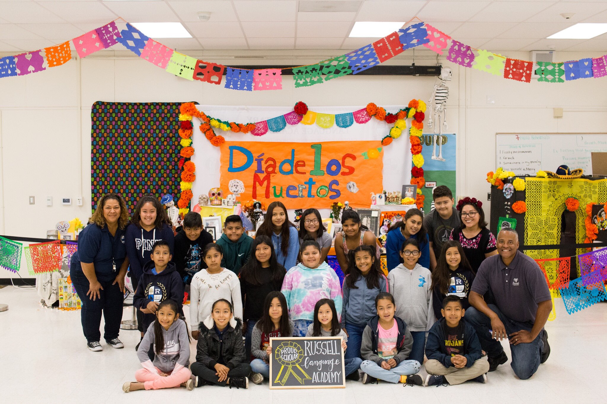 Our students actively practice their composition skills through writing exercises.