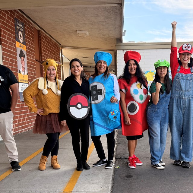Russell staff are all smiles for Halloween!